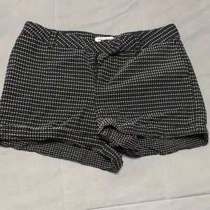 Liz Claiborne High Waist Black and White Shorts